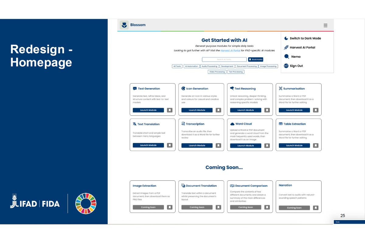 Homepage - Redesign Mockup